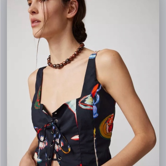 Lisa Says Gah Tops - Lisa Says Gah Ophelia Lace Up Corset Top